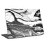 Black and White Marble Ink Universal Laptop 16.6in (13.4 x 9.7in) Skin